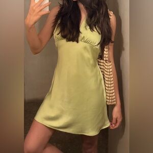 Messi Aimee Halter Mini Dress